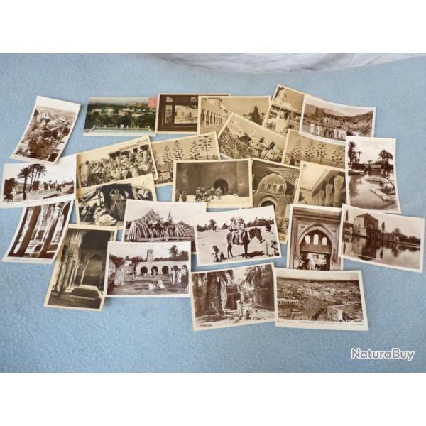 Ensemble 25 CP Afrique du Nord Maroc Alg�rie B�douin Carte Postale