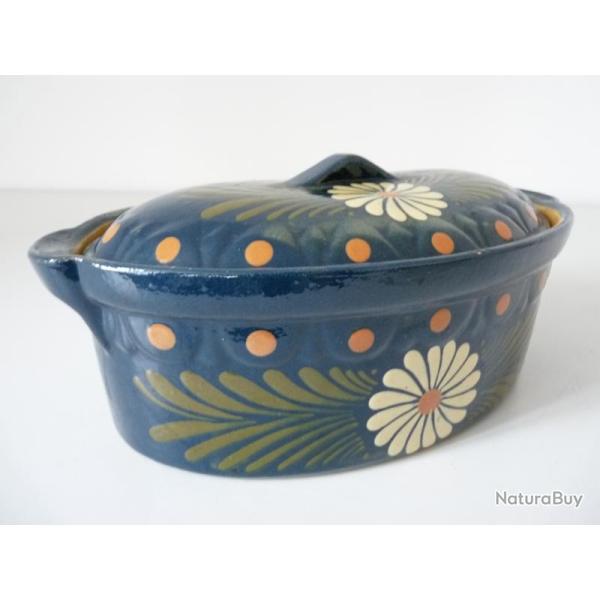 Terrine � Baeckeoffe terre verniss�e Alsace Art Populaire