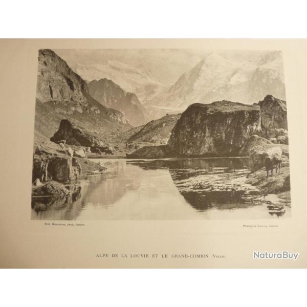 Photo Fred BOISSONNAS Suisse Alpes de la Louvie Grand Combin Valais