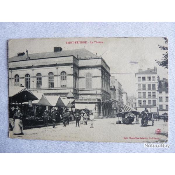 CP 42 Loire Saint Etienne Le Th��tre anim� Carte Postale