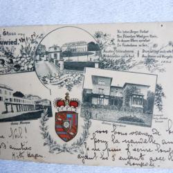 CPA Allemagne Deutchland Gruss aus Neuwied Schloss Carte Postale