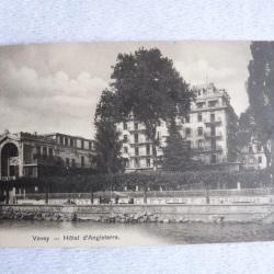 CPA Suisse Vaud Vevey Hôtel d'Angleterre Carte Postale