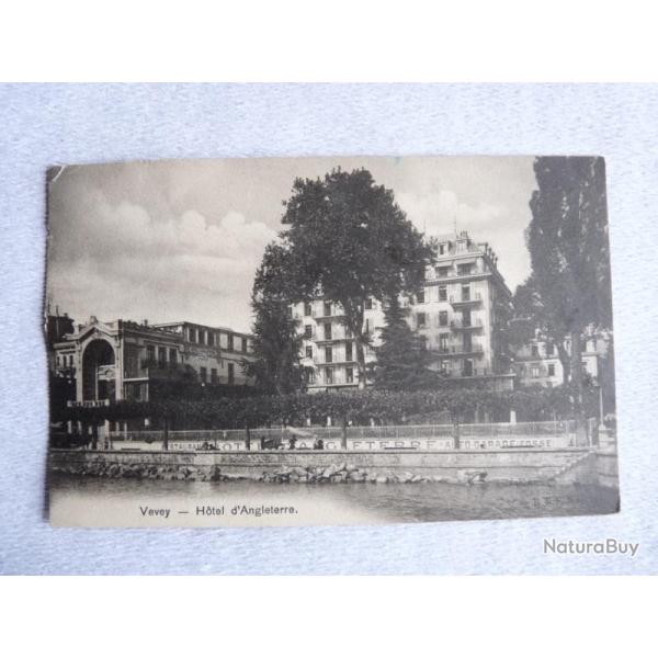 CPA Suisse Vaud Vevey H�tel d'Angleterre Carte Postale