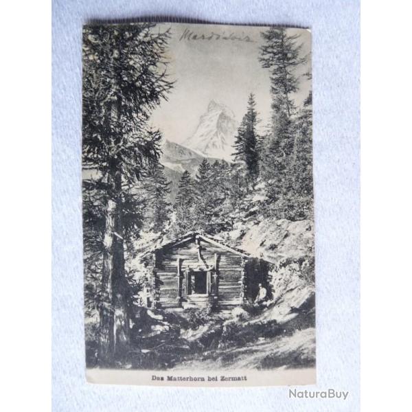 CPA Suisse Valais Das Matterhorn bei Zermatt