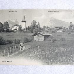 CPA Suisse Berne Aeschi Vue du village 1910 Carte Postale