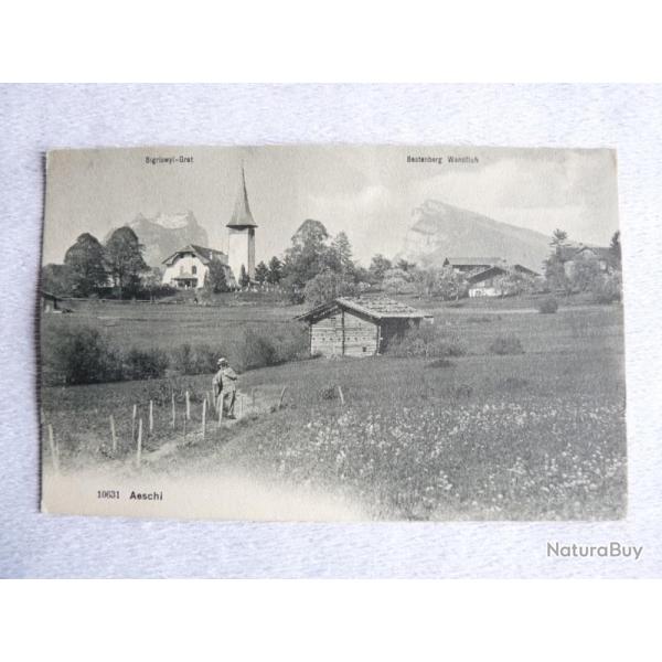 CPA Suisse Berne Aeschi Vue du village 1910 Carte Postale
