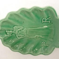 Cendrier céramique publicité Bonneterie Couture Cigarettes Tabac Fumeur