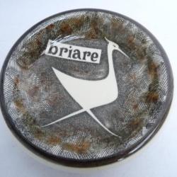 Cendrier céramique GIEN publicité BRIARE Cigarettes Tabac Fumeur