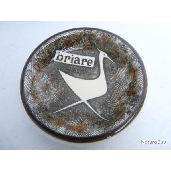 Cendrier c�ramique GIEN publicit� BRIARE Cigarettes Tabac Fumeur