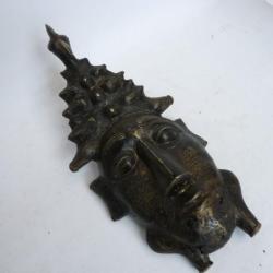Masque Africain bronze Antiquités Objets ethniques