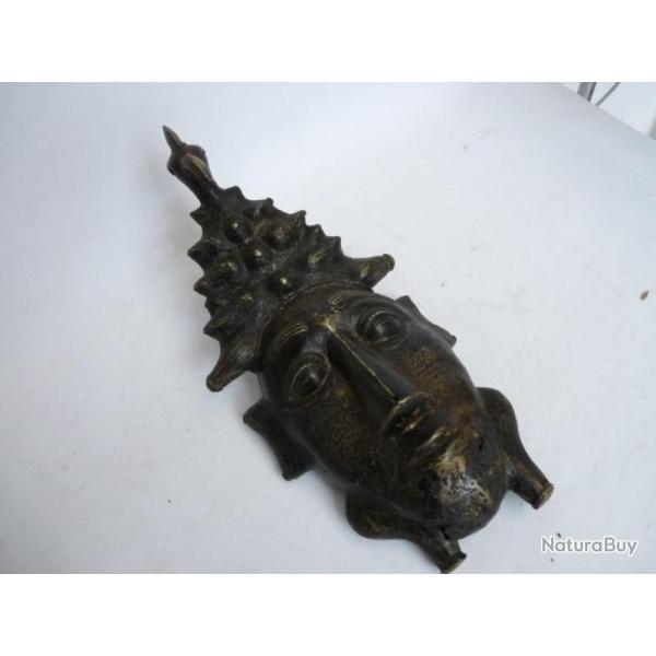 Masque Africain bronze Antiquit�s Objets ethniques