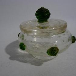 Boite en verre bullé avec application à chaud Art de la table