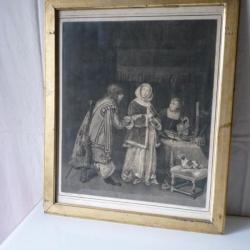 Grande gravure Lorenz QUAGLIO XIXe siècle