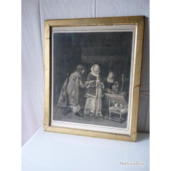 Grande gravure Lorenz QUAGLIO XIXe sicle