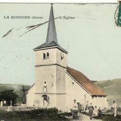 CPA 39 JURA LA RIXOUSE L'église 1910