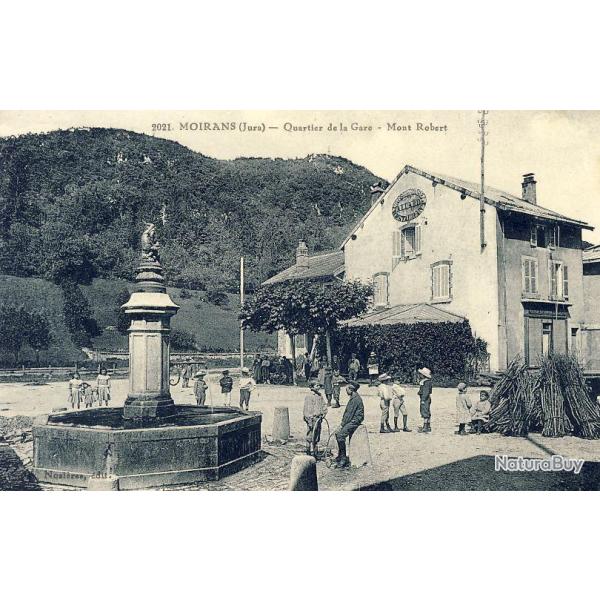 CPA 39 JURA MOIRANS Quartier de la Gare Mont Robert