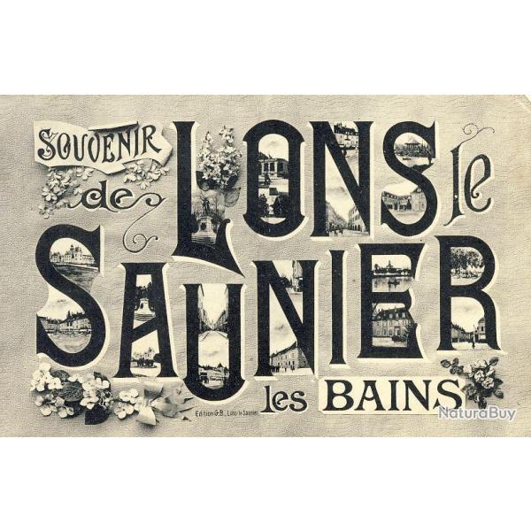 CPA 39 JURA LONS LE SAUNIER Souvenir 1908