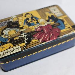 Ancienne boîte La crêpière Crêpes dentelles Les Mascottes Quimper