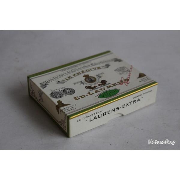 Boite a cigarettes ED.LAURENS Kh�dive Laurens-Extra tabac