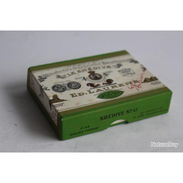 Boite a cigarettes ED.LAURENS Kh�dive N�12 tabac objets du fumeur