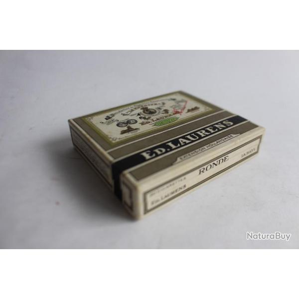 Boite a cigarettes ED.LAURENS Kh�dive Ronde Extension Hollandaise tabac