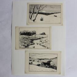 Dessins a l'encre G. Berger