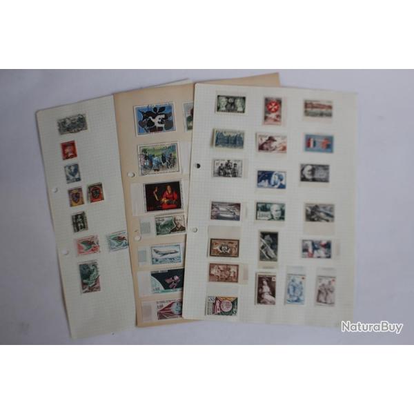 Timbres France neuf et quelques oblit�r�s