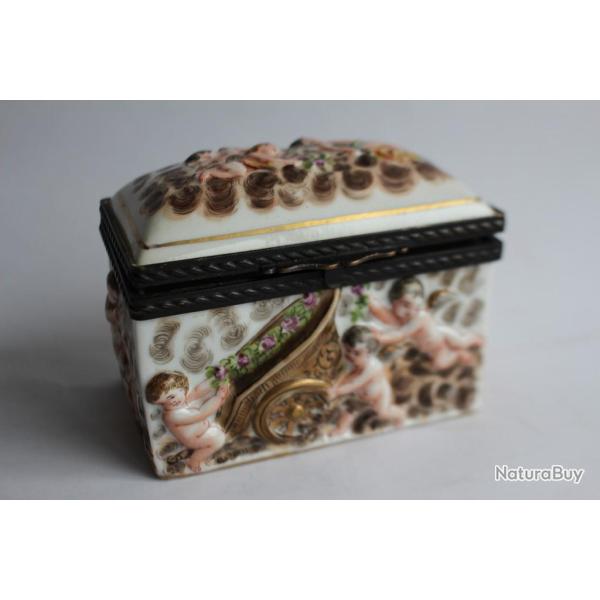 Boite porcelaine Capodimonte