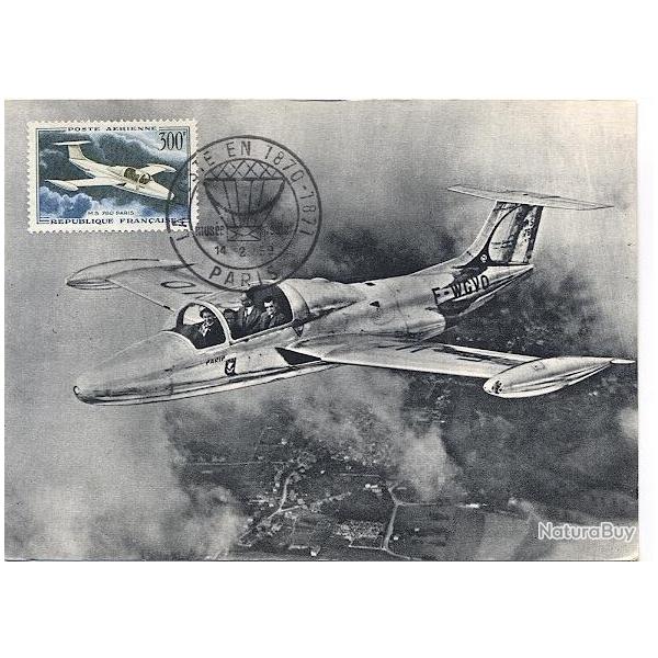 Carte-maximum France - PA n�35 Aviation Morane Saulnier 360