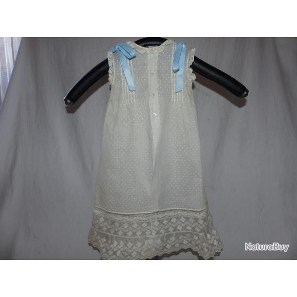 Robe poup�e b�b� ancienne linge de maison
