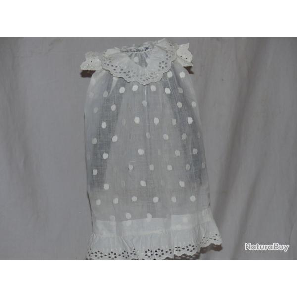 Robe poup�e b�b� ancienne linge de maison