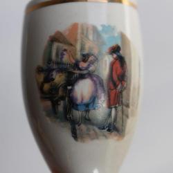 Fourneau de pipe porcelaine érotique