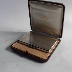 Étui a cartes de visite argent ADLER joailliers Genève