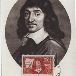 Carte-maximum France  n° 342 - René Descartes