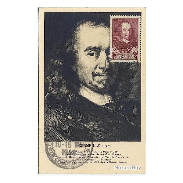Carte-maximum France  n� 335 - Corneille