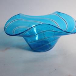 Vase verre genre Fazzoletto Murano