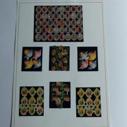 Images chromos gaufrés découpés chiens chevaux angelots 1890