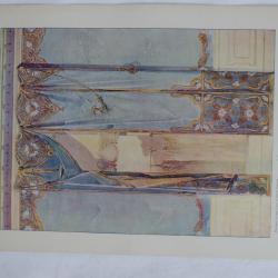 Estampe Décor de fenêtre MADELEINE Art nouveau