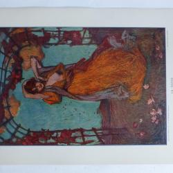 Estampe La danse Panneau AMAN JEAN Art nouveau