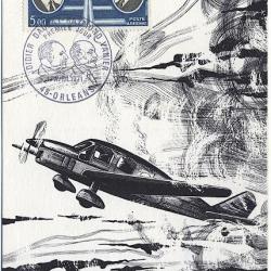 Carte-maximum France  PA n° 46 - Dorat - Vanier - Pilotes