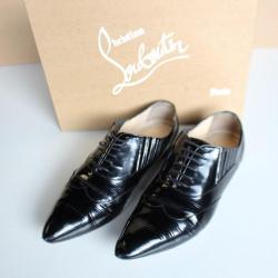 CHRISTIAN LOUBOUTIN chaussures Platt Dance Flat Jazz T38 Richelieu