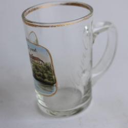 Verre de cure souvenir de  Pyrmont HENRI decor émaillé