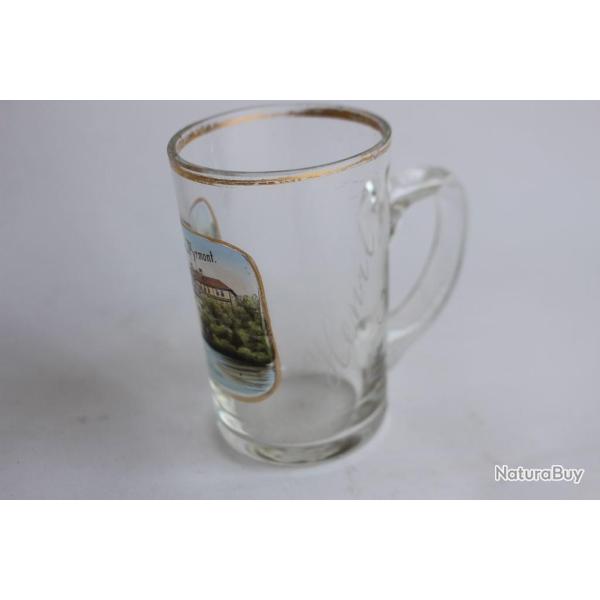 Verre de cure souvenir de  Pyrmont HENRI decor �maill�