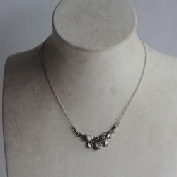 Ancien collier argent et perle Art Nouveau