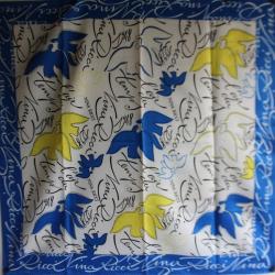 Foulard soie NINA RICCI vintage mode luxe