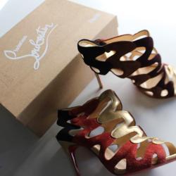 CHRISTIAN LOUBOUTIN Sandales à talons Escarpins T 38