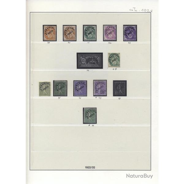 Collection Timbres Fran�ais oblit�r�s  Pr�oblit�r�s Taxes Franchise