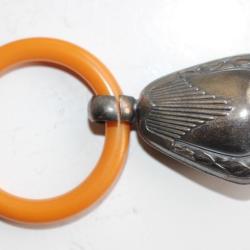 Hochet argent Allemagne enfant argenterie