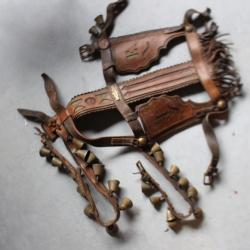 Harnais grelottière de cheval XVIIIe/XIXe siècle Art populaire