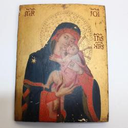 Ancienne icône Vierge à l'enfant